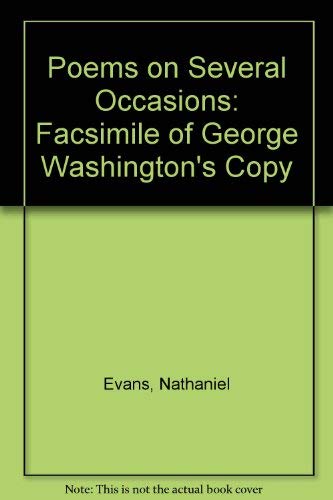 Poems on Several Occasions, George Washington's Copy, facsimilie edition of 250 copies signed by ...