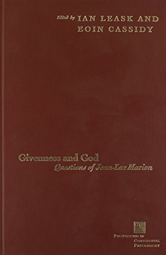 9780823224500: Givenness And God: Questions Of Jean-luc Marion