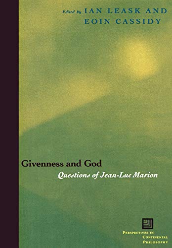 9780823224517: Givenness and God: Questions of Jean-Luc Marion: NO. 43 (Perspectives in Continental Philosophy)