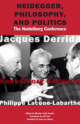 Stock image for Heidegger, Philosophy, and Politics: The Heidelberg Conference for sale by SecondSale