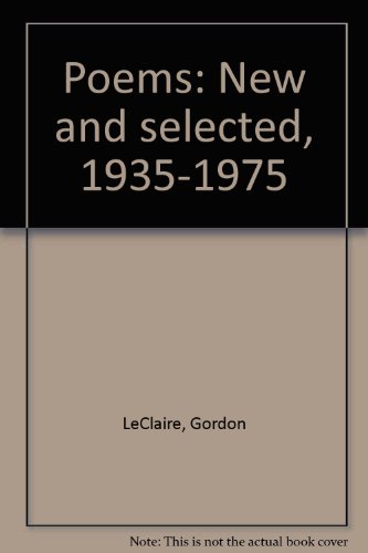 Beispielbild fr Poems, new and selected, 1935-1975 zum Verkauf von Books From California