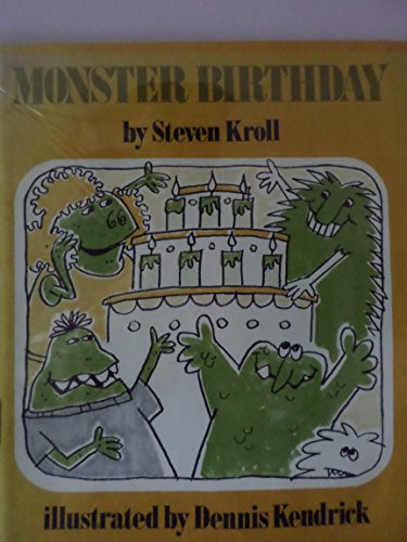 Beispielbild fr Monster Birthday zum Verkauf von Better World Books