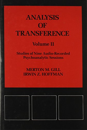 Beispielbild fr Analysis of Transference zum Verkauf von BooksRun