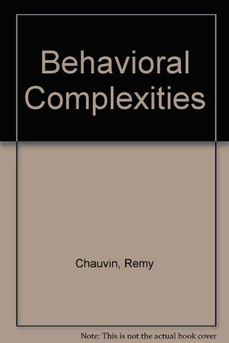 Imagen de archivo de Behavioral Complexities a la venta por Autumn Leaves