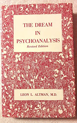 Beispielbild fr The Dream in Psychoanalysis zum Verkauf von Better World Books