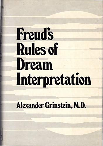 Beispielbild fr Freud's Rules of Dream Interpretation zum Verkauf von Better World Books