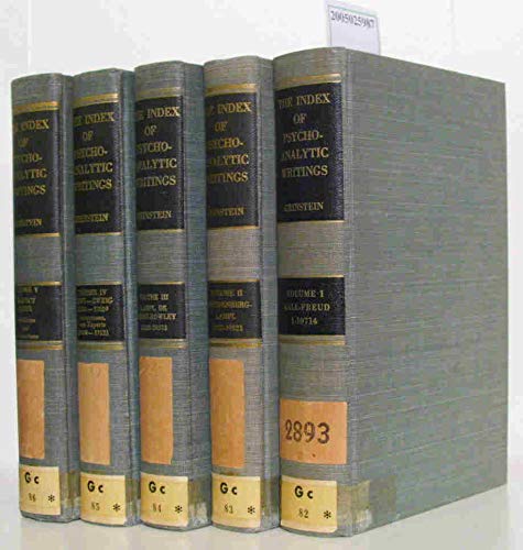 Imagen de archivo de Index of Psychoanalytic Writings a la venta por Bookmonger.Ltd