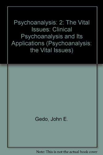 9780823653850: Psychoanalysis As an Intellectual Discipline: 2 (Psychoanalysis: The Vital Issues: Clinical Psychoanalysis and Its Applications)