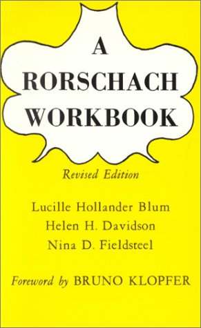 Stock image for A Rorschach Workbook for sale by Robinson Street Books, IOBA