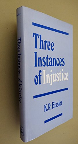 Beispielbild fr Three Instances of Injustice zum Verkauf von Better World Books