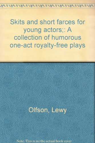 Imagen de archivo de Skits and Short Farces for Young Actors a la venta por Better World Books
