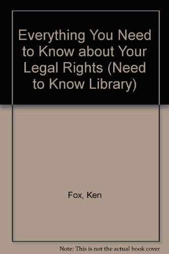 Stock image for Everything You Need to Know about Your Legal Rights for sale by Library House Internet Sales