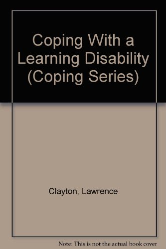 Imagen de archivo de Coping with a Learning Disability a la venta por Better World Books