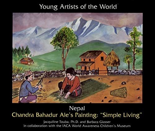 Nepal: Chandra Bahadur Ale's Painting : "Simple Living" (Young Artists of the World)