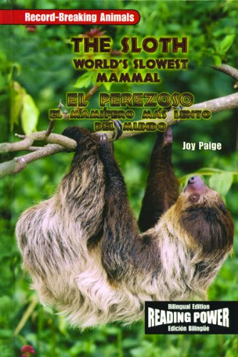 Beispielbild fr The Sloth: The World's Slowest Mammal : El Perezoso: El Mamifero Mas Lento Del Mundo zum Verkauf von Better World Books: West