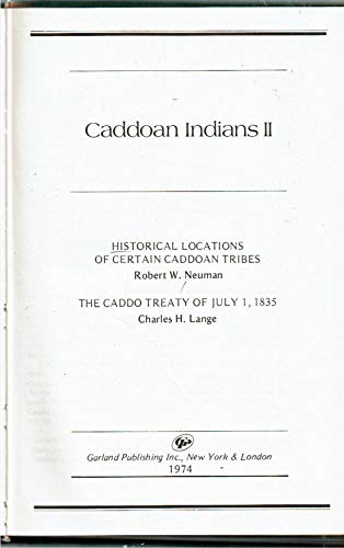 Caddoan Indians Ii (9780824007645) by Neuman