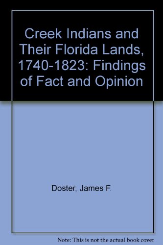 CREEK INDIANS 2 VOLS (American Indian ethnohistory: Southern and southeast Indians) (9780824007881) by Ind