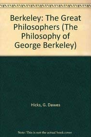 Imagen de archivo de Berkeley (Leaders of Philosophy) a la venta por Row By Row Bookshop