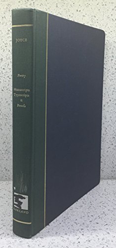 9780824028008: Poems: Facsimile of Manuscripts and Typescripts for "Chamber Music", "Poems Penyeach" and Occasional Verse