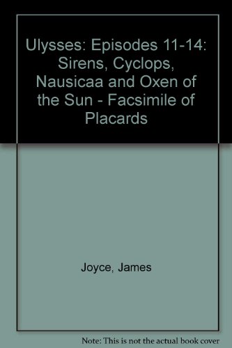ULYSSES SIRENS CYCLOPS (The James Joyce archive) (9780824028138) by Joyce