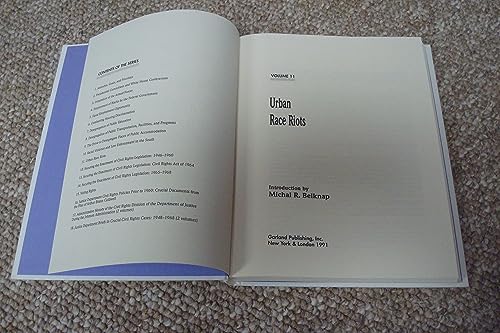 Imagen de archivo de Civil Rights, the White House, and the Justice Department, 1945-1968: Urban Race Riots: Vol 1 in series a la venta por Atticus Books