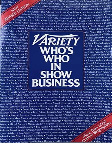 Variety Whos Who Pb (9780824041915) by Kaplan