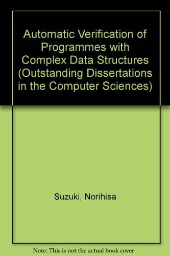 AUTO VERIFICATION PROGRAMS (Outstanding dissertations in the computer sciences) (9780824044251) by Suzuki