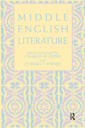 9780824052973: Middle English Literature (Garland Reference Library of the Humanities)