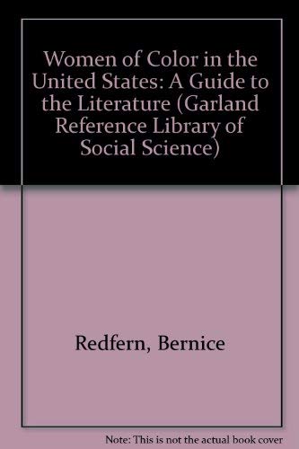 Imagen de archivo de WOMEN OF COLOR IN THE US (Garland Reference Library of Social Science) a la venta por Bookmonger.Ltd