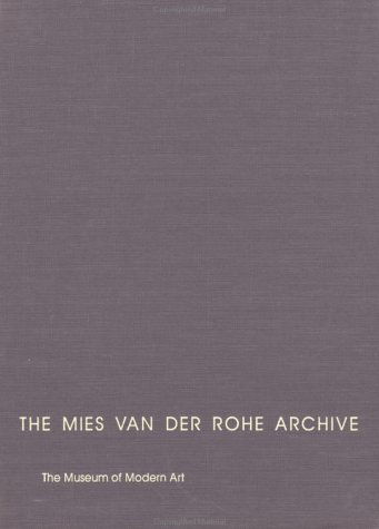 9780824059934: The Mies Van Der Rohe Archive: Library & Administration Building (Garland Architectural Archives)