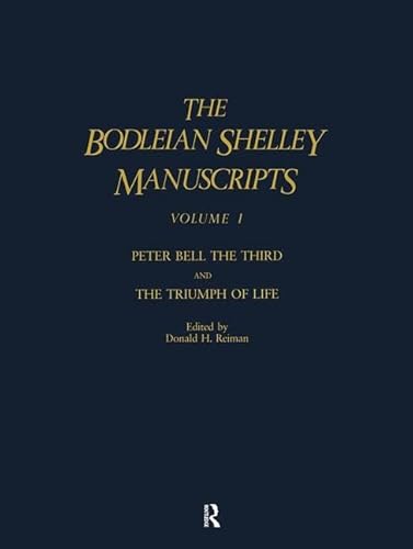 Beispielbild fr The Bodleian Shelley Manuscripts: A Facsimile Edition, With Full Transcriptions and Scholarly Apparatus: Vol 001 zum Verkauf von Revaluation Books