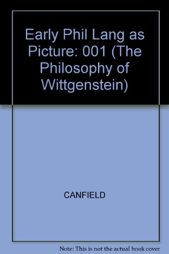 Beispielbild fr EARLY PHIL LANG AS PICTURE (The Philosophy of Wittgenstein) zum Verkauf von Books From California