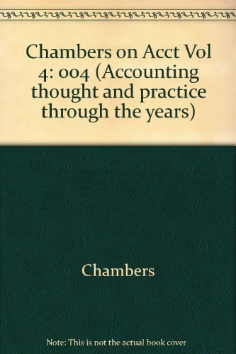 CHAMBERS ON ACCT VOL 4 (9780824078614) by Chambers