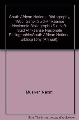 Beispielbild fr South African National Bibliography, 1983. Sanb: Suid-Afrikaanse Nasionale Bibliographi zum Verkauf von Ammareal