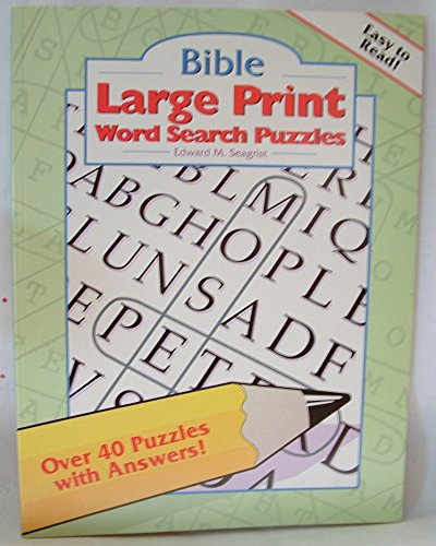 9780824102852: Bible Large Print Word Search Puzzles