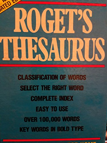 Beispielbild fr Roget's thesaurus zum Verkauf von Your Online Bookstore