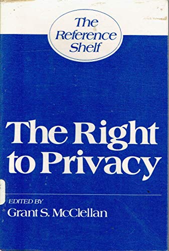 Beispielbild fr The Right to Privacy zum Verkauf von Better World Books