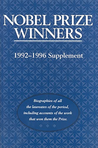 Imagen de archivo de Nobel Prize Winners : 1992-1996 Supplement a la venta por Better World Books