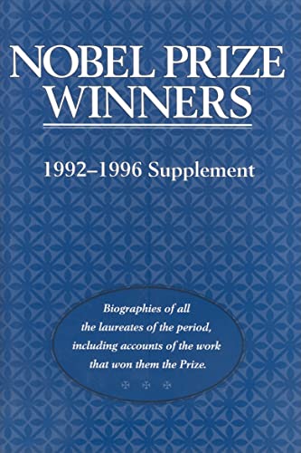 9780824209063: Nobel Prize Winners 1992-1996: Print Purchase Includes Free Online Access (NOBEL PRIZE WINNERS SUPPLEMENT)