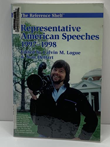 Beispielbild fr Representative American Speeches 1997-1998 (Representative American Speeches) zum Verkauf von Better World Books