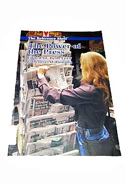 Stock image for The Power of the Press (Reference Shelf) for sale by Books From California