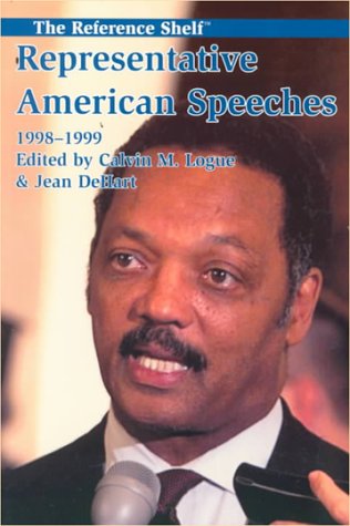 Stock image for Representative American Speeches 1998-1999 for sale by The Book Cellar, LLC