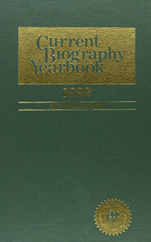 Imagen de archivo de Current Biography Yearbook: 1999 a la venta por Better World Books