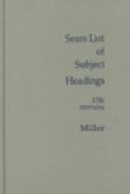Stock image for Sears List of Subject Headings - 17th Edition for sale by HPB-Red