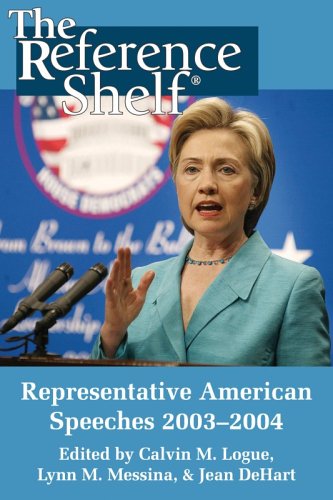 Stock image for Representative American Speeches 2003-2004 for sale by Firefly Bookstore