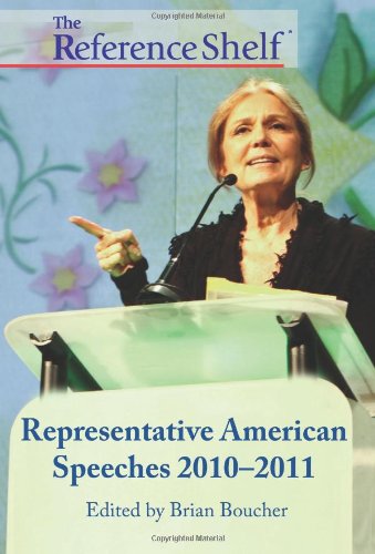 Stock image for Representative American Speeches, 2010 2011 for sale by Better World Books