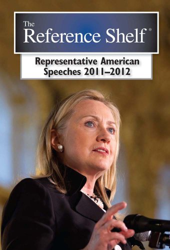 Stock image for Representative American Speeches, 2011 2012 for sale by Better World Books