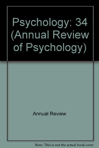 Imagen de archivo de Annual Review of Psychology a la venta por Better World Books