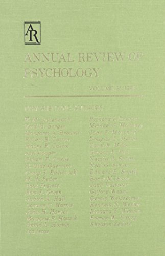 Beispielbild fr Annual Review of Psychology: 1984 zum Verkauf von Wonder Book