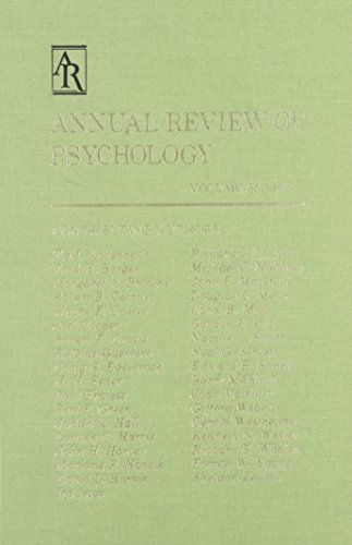 Stock image for Annual Review of Psychology: 1984 for sale by Irish Booksellers